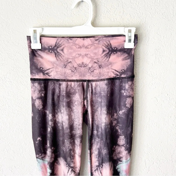 Teeki Leggings Women's XS Eagle Feather Dreamcatcher Tie Dye Bohemian Yoga - Picture 4 of 9